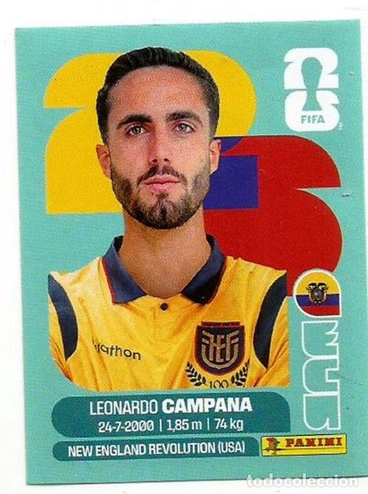 Cromos de f&uacute;tbol: MUNDIAL FIFA CUP 2026 - STICKERS - PANINI - ECUADOR - LEONARDO CAMPANA - ECU 15