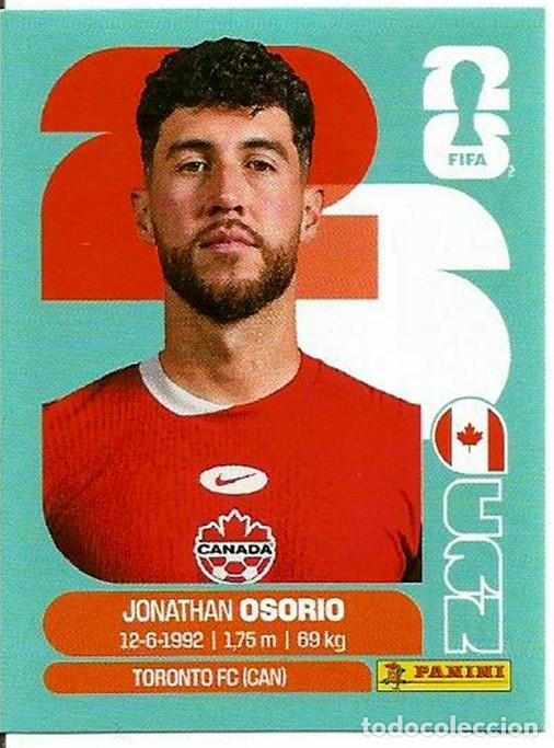 Cromos de f&uacute;tbol: MUNDIAL FIFA CUP 2026 - STICKERS - PANINI - CANADA - JONATHAN OSORIO - CAN 12