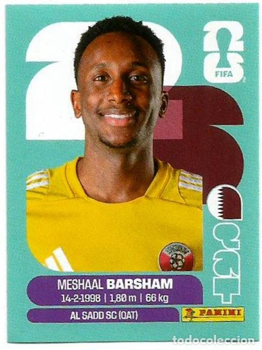 Cromos de f&uacute;tbol: MUNDIAL FIFA CUP 2026 - STICKERS - PANINI - QATAR - MESHAAL BARSHAM - QAT 2
