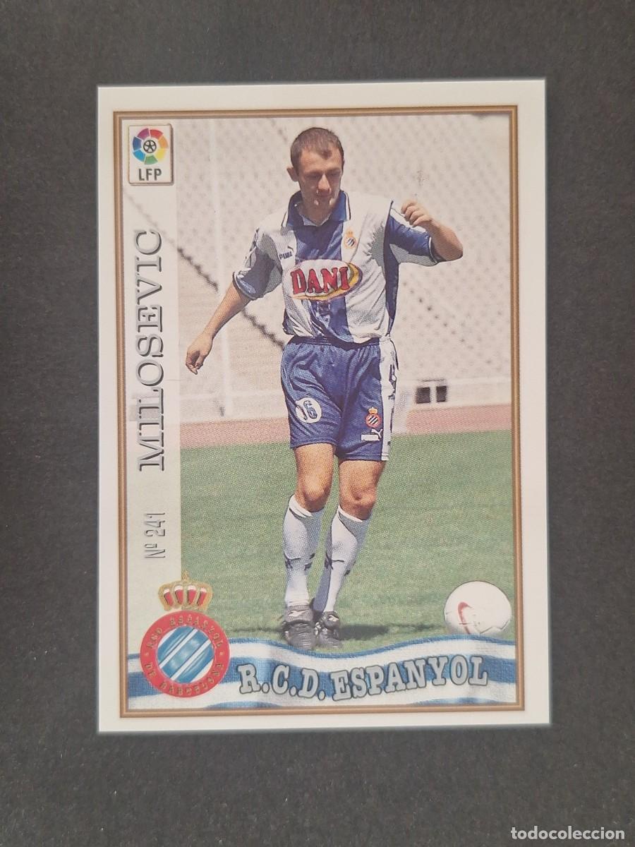 Cromos de Futebol: L1 MILOSEVIC R. C. D. ESPA&Ntilde;OL 241 MUNDICROMO LAS FICHAS DE LA LIGA 1997 1998 97 98