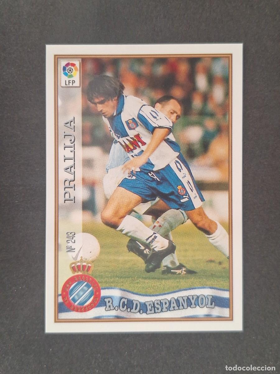 Cromos de Futebol: L1 PRALIJA R. C. D. ESPA&Ntilde;OL 243 MUNDICROMO LAS FICHAS DE LA LIGA 1997 1998 97 98