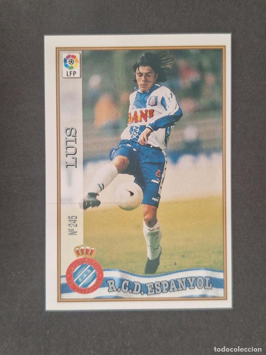 Cromos de Futebol: L1 LUIS R. C. D. ESPA&Ntilde;OL 245 MUNDICROMO LAS FICHAS DE LA LIGA 1997 1998 97 98