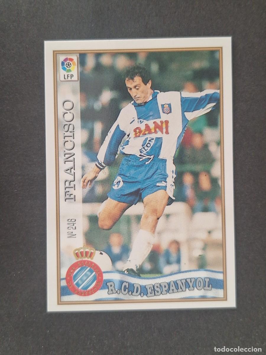 Cromos de Futebol: L1 FRANCISCO R. C. D. ESPA&Ntilde;OL 246 MUNDICROMO LAS FICHAS DE LA LIGA 1997 1998 97 98