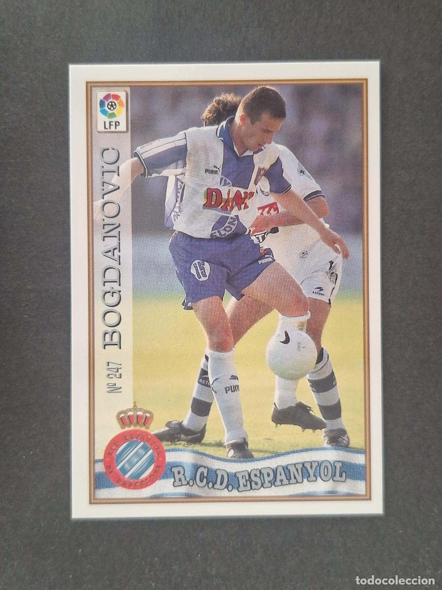 Cromos de Futebol: L1 BOGDANOVIC R. C. D. ESPA&Ntilde;OL 247 MUNDICROMO LAS FICHAS DE LA LIGA 1997 1998 97 98