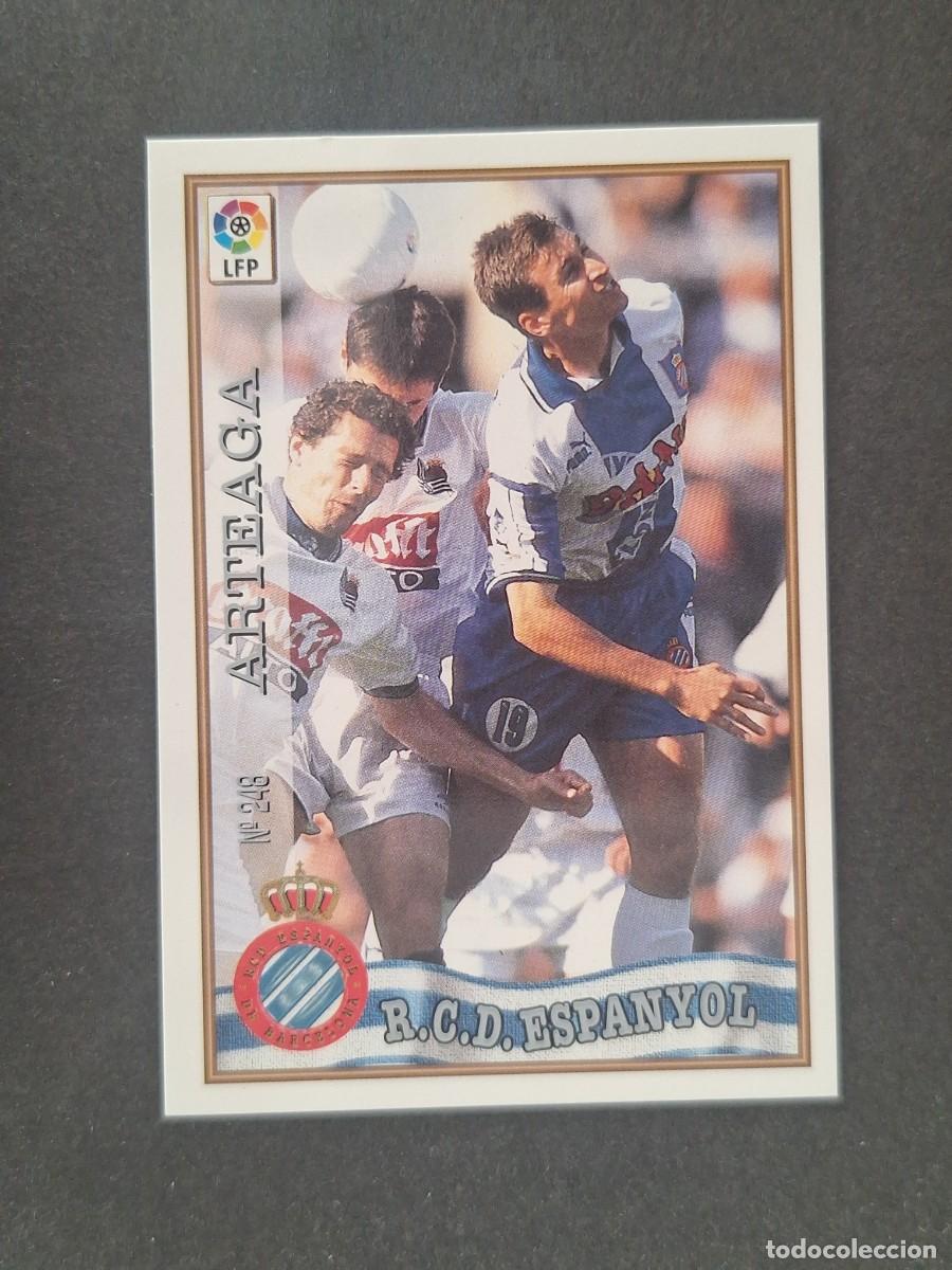 Cromos de Futebol: L1 ARTEAGA R. C. D. ESPA&Ntilde;OL 248 MUNDICROMO LAS FICHAS DE LA LIGA 1997 1998 97 98