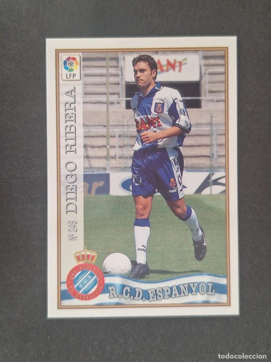 Cromos de Futebol: L1 DIEGO RIBERA R. C. D. ESPA&Ntilde;OL 248 MUNDICROMO LAS FICHAS DE LA LIGA 1997 1998 97 98