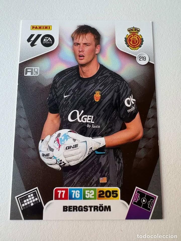Cromos de Futebol: Carta Bergstr&ouml;m Mallorca 219 Adrenalyn 2025-26