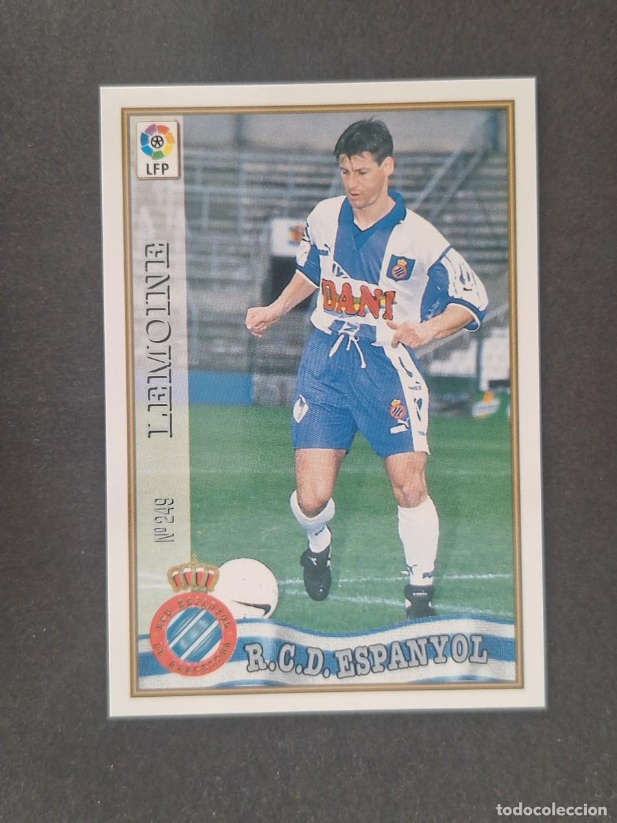 Cromos de Futebol: L1 LEMOINE R. C. D. ESPA&Ntilde;OL 249 MUNDICROMO LAS FICHAS DE LA LIGA 1997 1998 97 98