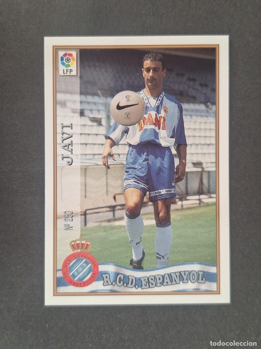 Cromos de Futebol: L1 JAVI R. C. D. ESPA&Ntilde;OL 250 MUNDICROMO LAS FICHAS DE LA LIGA 1997 1998 97 98