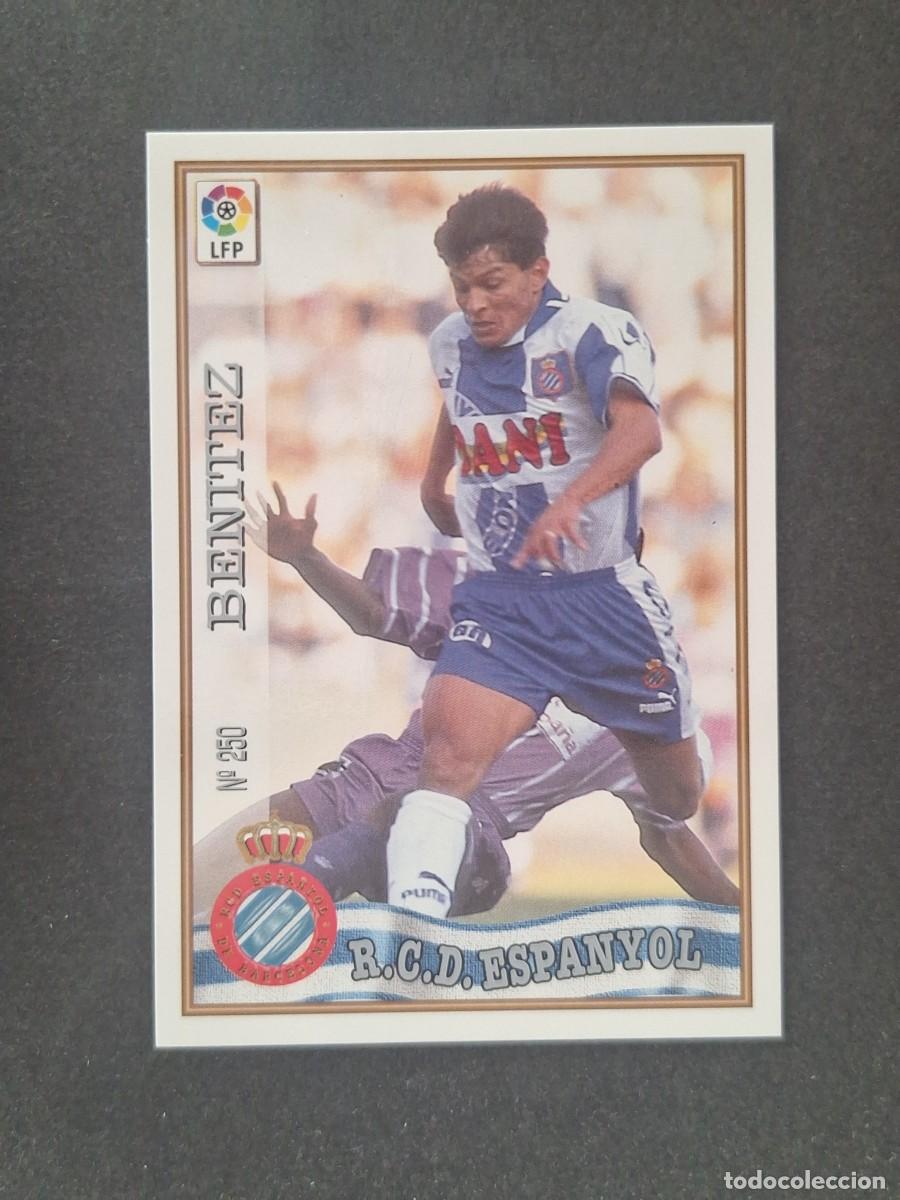 Cromos de Futebol: L1 BENITEZ R. C. D. ESPA&Ntilde;OL 250 MUNDICROMO LAS FICHAS DE LA LIGA 1997 1998 97 98
