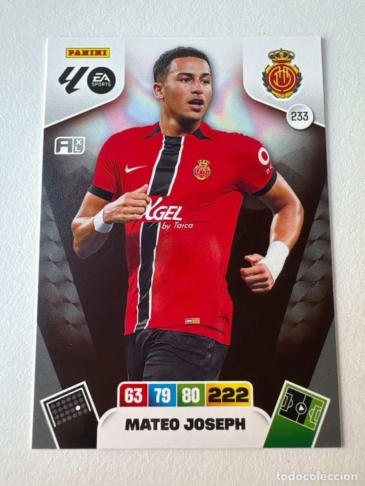 Figurine di Calcio: Carta Mateo Joseph Mallorca 233 Adrenalyn 2025-26