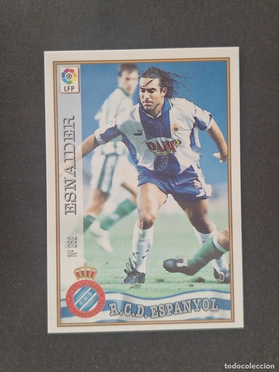 Fu&szlig;ball-Sticker: L1 ESNAIDER R. C. D. ESPA&Ntilde;OL 252 MUNDICROMO LAS FICHAS DE LA LIGA 1997 1998 97 98