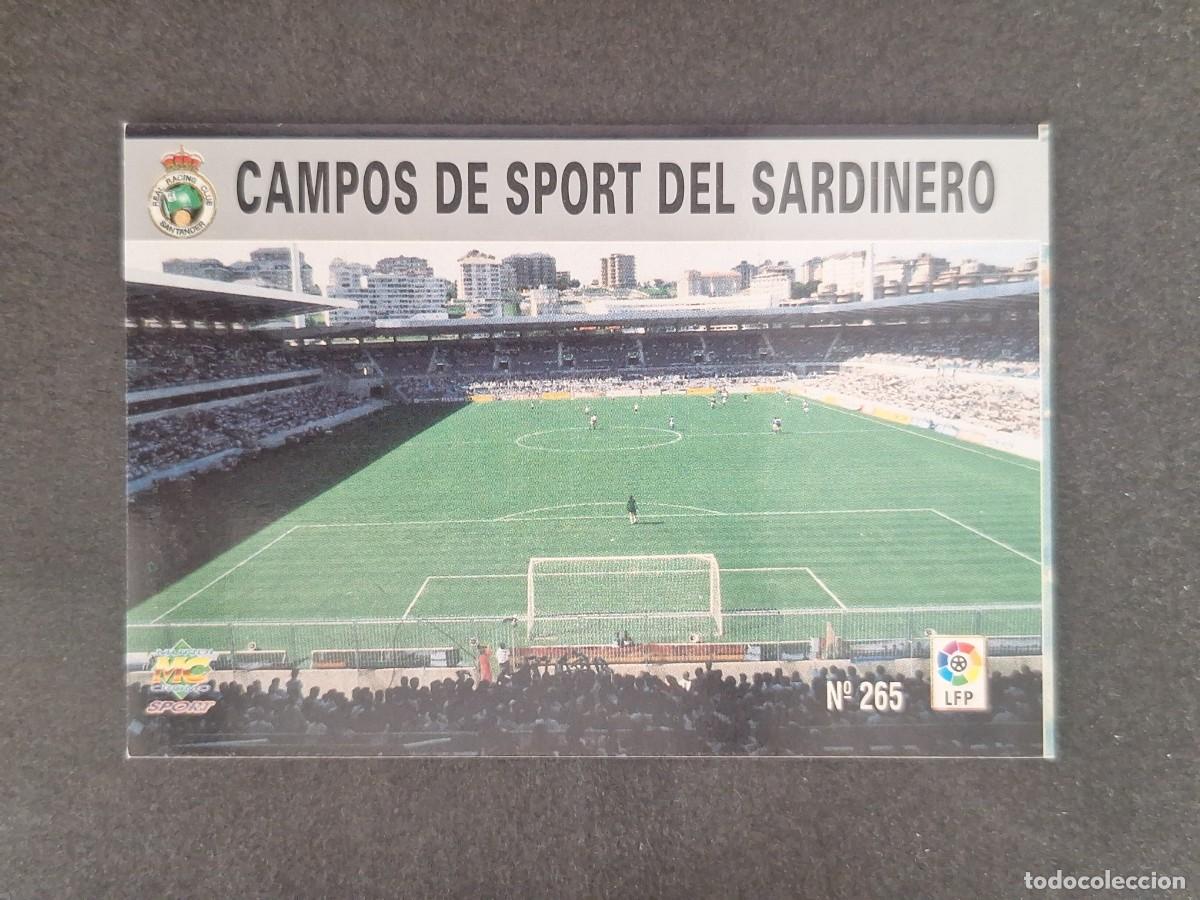 Fu&szlig;ball-Sticker: L1 ESTADIO CAMPOS SPORTS DEL SARDINERO RACING DE SANTANDER 265 MUNDICROMO FICHAS DE LA LIGA 97 98
