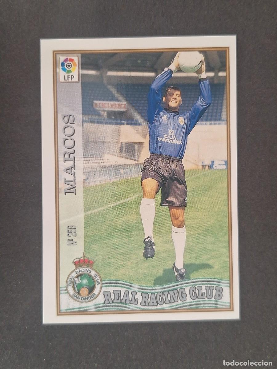Cromos de f&uacute;tbol: L1 MARCOS RACING DE SANTANDER 258 MUNDICROMO LAS FICHAS DE LA LIGA 1997 1998 97 98
