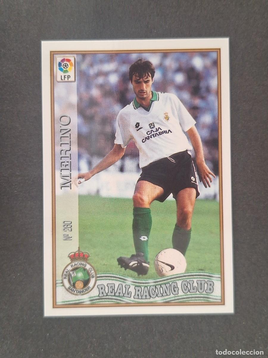 Cromos de f&uacute;tbol: L1 MERINO RACING DE SANTANDER 260 MUNDICROMO LAS FICHAS DE LA LIGA 1997 1998 97 98