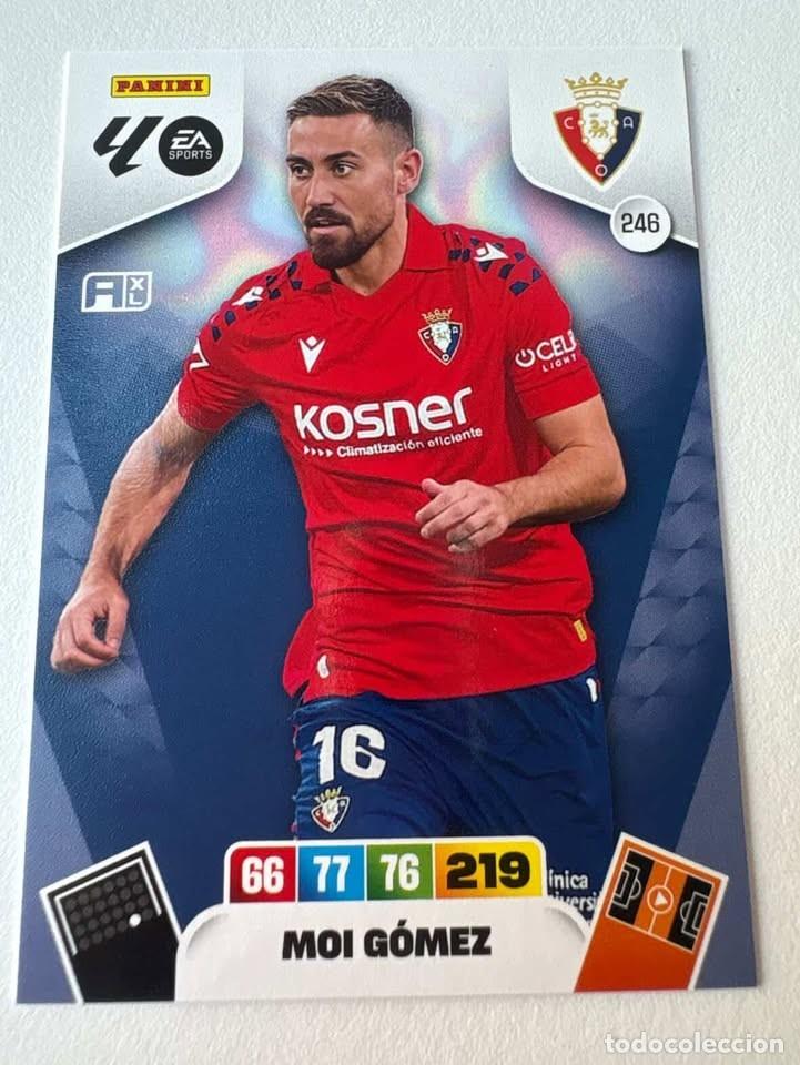 Cromos de f&uacute;tbol: Carta Moi G&oacute;mez Osasuna 246 Adrenalyn 2025-26