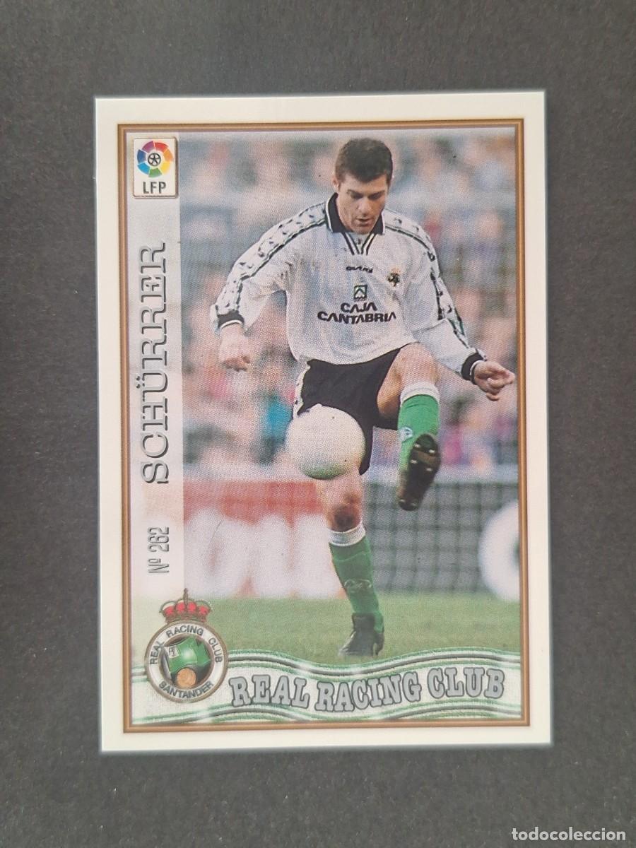 Fu&szlig;ball-Sticker: L1 SCH&Uuml;RRER RACING DE SANTANDER 262 MUNDICROMO LAS FICHAS DE LA LIGA 1997 1998 97 98