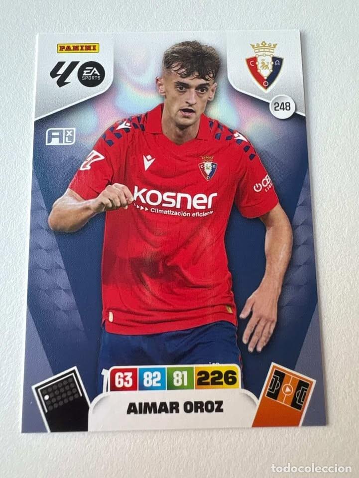 Fu&szlig;ball-Sticker: Carta Aimar Oroz Osasuna 248 Adrenalyn 2025-26
