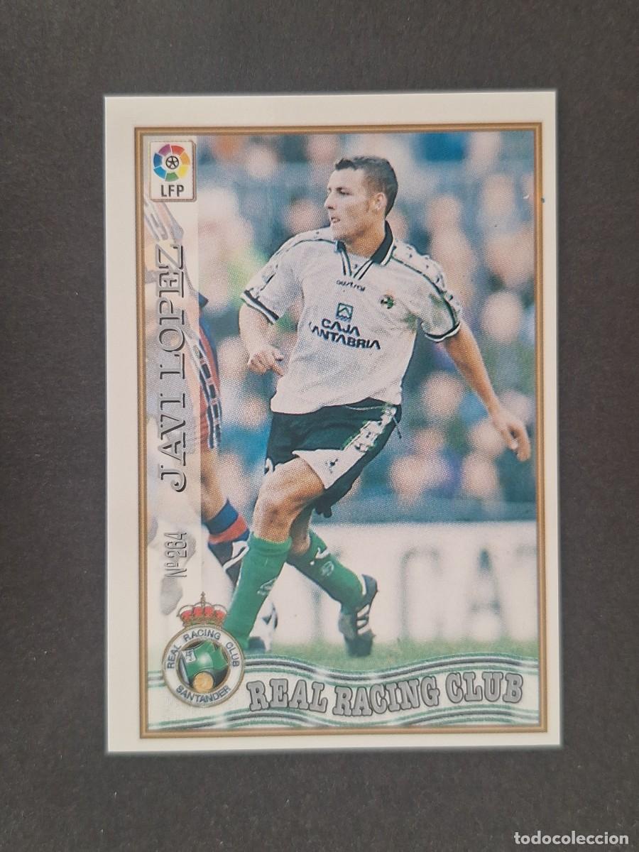Fu&szlig;ball-Sticker: L1 JAVI LOPEZ RACING DE SANTANDER 264 MUNDICROMO LAS FICHAS DE LA LIGA 1997 1998 97 98