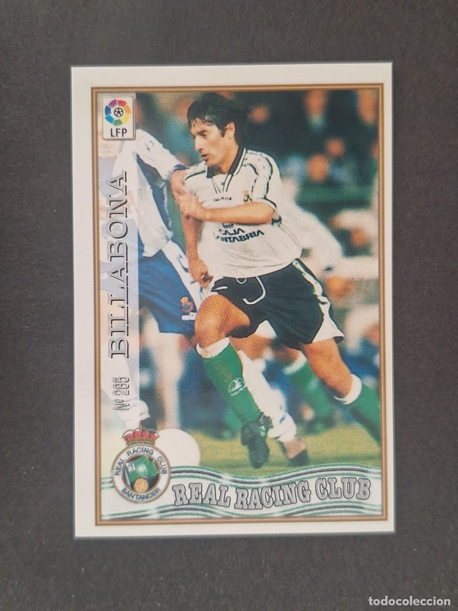 Fu&szlig;ball-Sticker: L1 BILLABONA RACING DE SANTANDER 265 MUNDICROMO LAS FICHAS DE LA LIGA 1997 1998 97 98