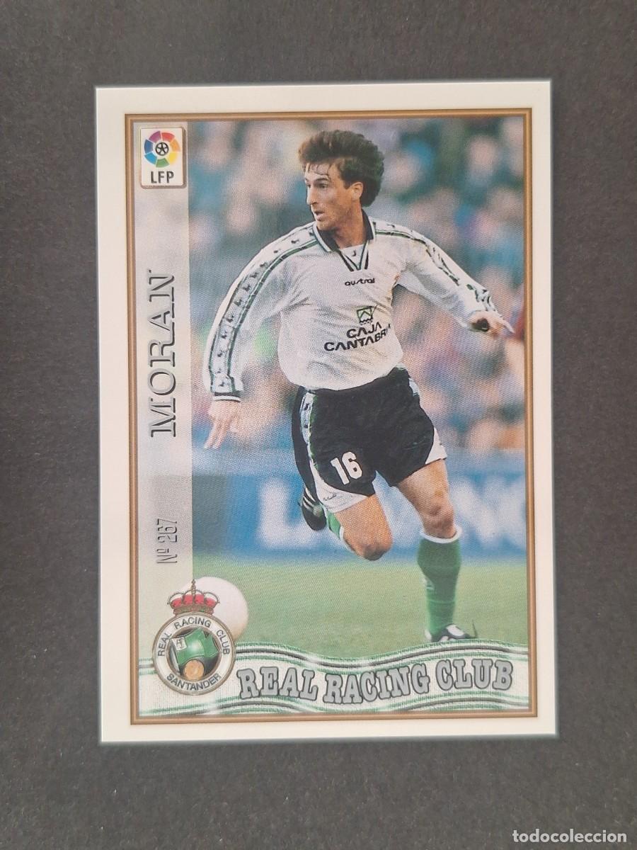 Cromos de f&uacute;tbol: L1 MORAN RACING DE SANTANDER 267 MUNDICROMO LAS FICHAS DE LA LIGA 1997 1998 97 98