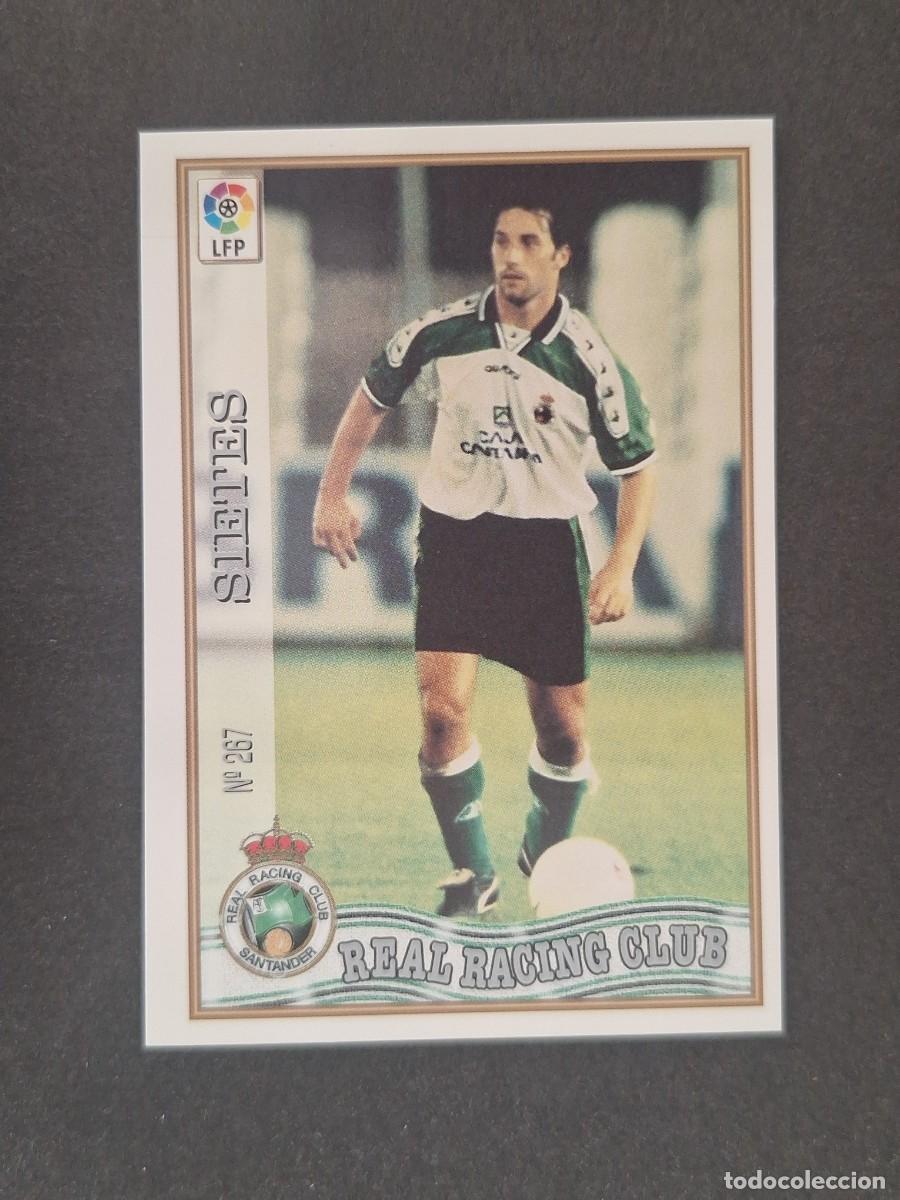Cromos de f&uacute;tbol: L1 SIETES RACING DE SANTANDER 267 MUNDICROMO LAS FICHAS DE LA LIGA 1997 1998 97 98