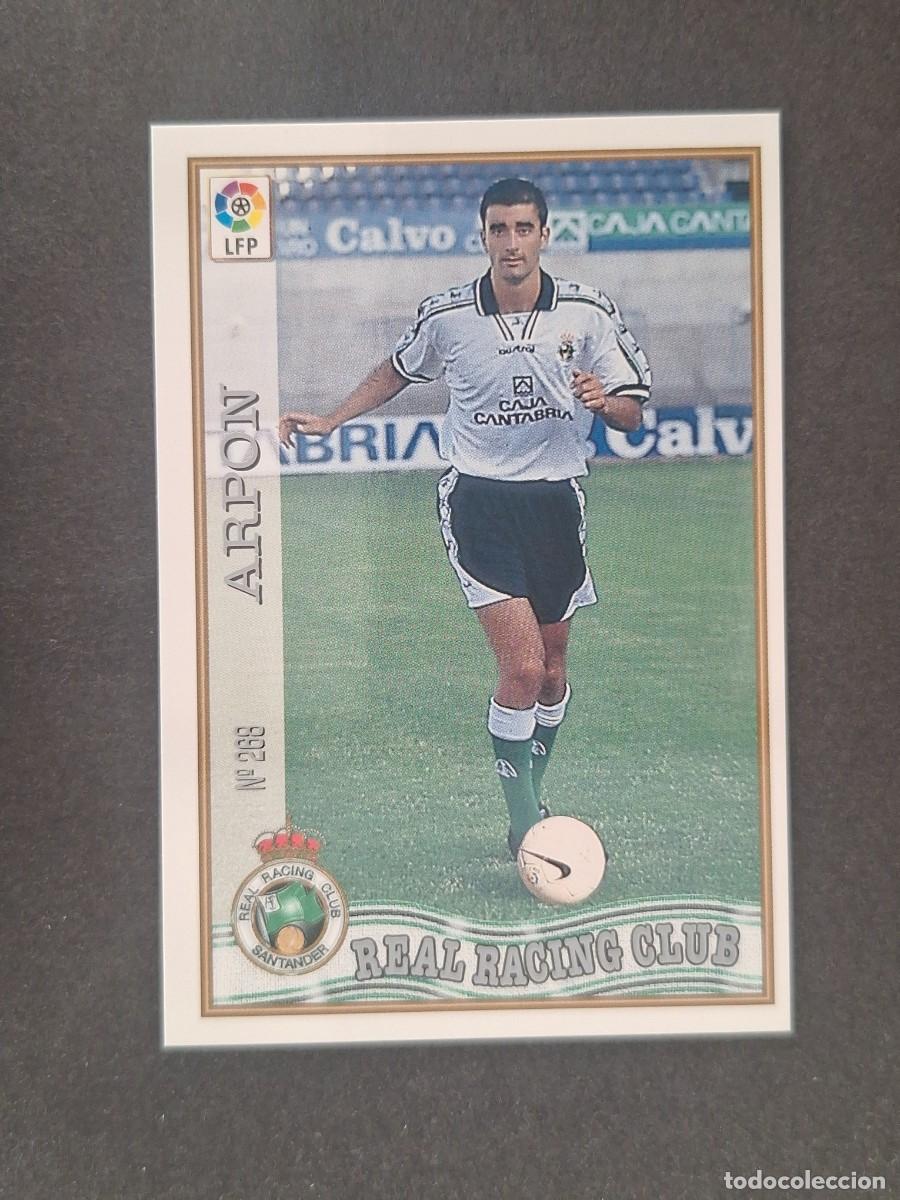 Cromos de f&uacute;tbol: L1 ARPON RACING DE SANTANDER 268 MUNDICROMO LAS FICHAS DE LA LIGA 1997 1998 97 98