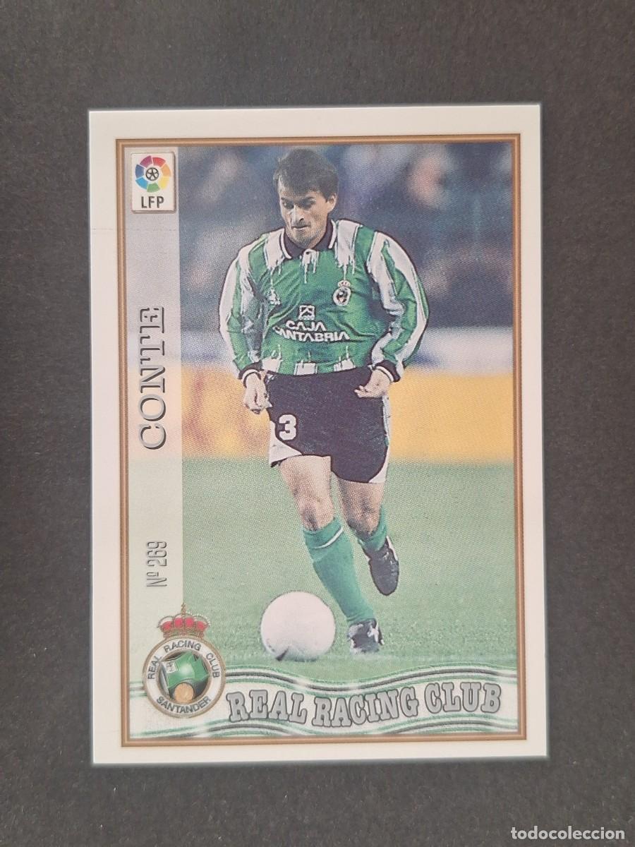 Cromos de f&uacute;tbol: L1 CONTE RACING DE SANTANDER 269 MUNDICROMO LAS FICHAS DE LA LIGA 1997 1998 97 98