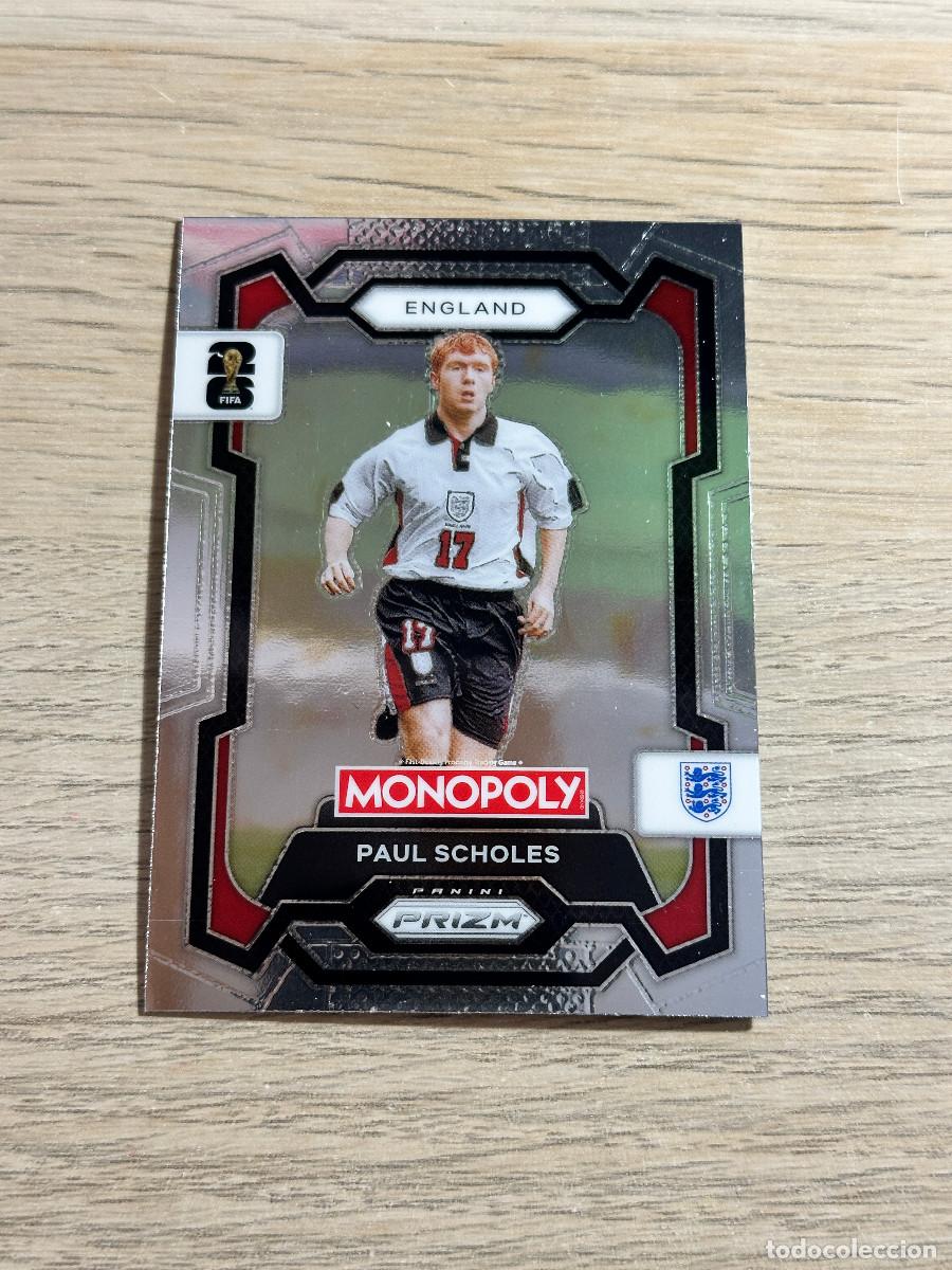 Cromos de f&uacute;tbol: PAUL SCHOLES 24 INGLATERRA WORLD CUP 2026 PANINI PRIZM MONOPOLY