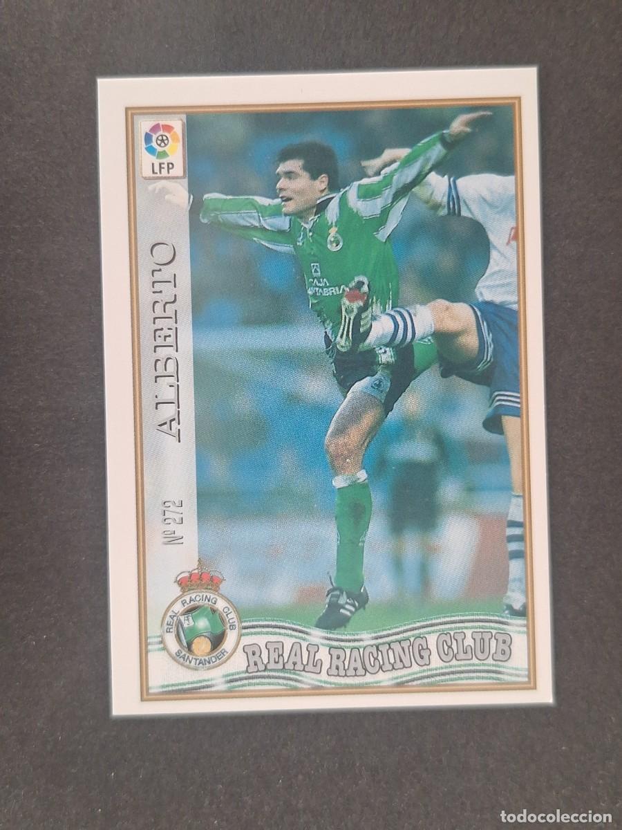 Cromos de f&uacute;tbol: L1 ALBERTO RACING DE SANTANDER 272 MUNDICROMO LAS FICHAS DE LA LIGA 1997 1998 97 98