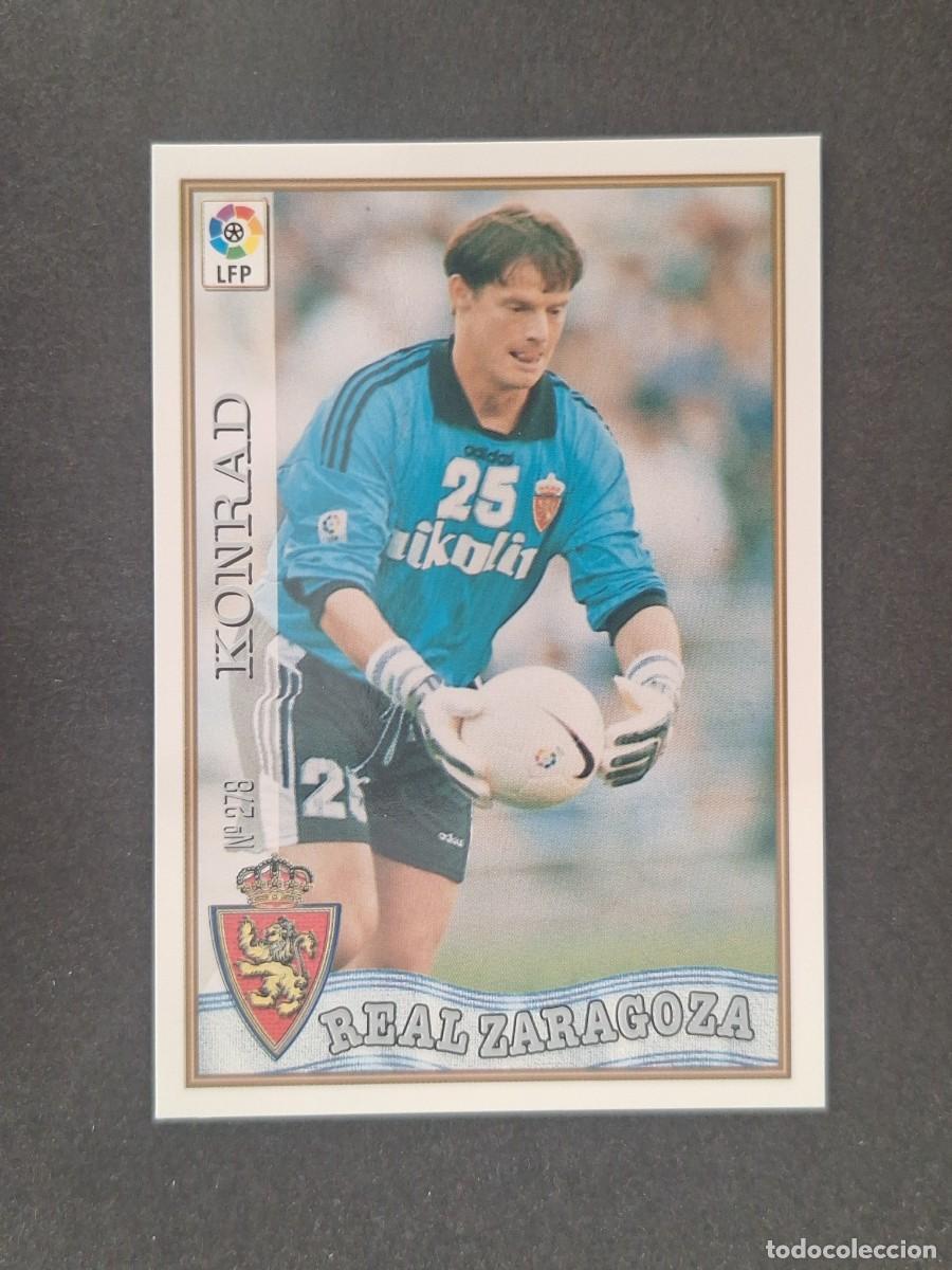 Fu&szlig;ball-Sticker: L1 KONRAD REAL ZARAGOZA 278 MUNDICROMO LAS FICHAS DE LA LIGA 1997 1998 97 98