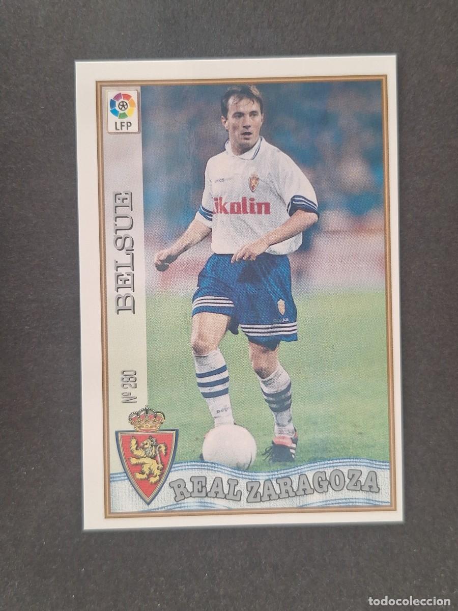 Fu&szlig;ball-Sticker: L1 BELSUE REAL ZARAGOZA 280 MUNDICROMO LAS FICHAS DE LA LIGA 1997 1998 97 98