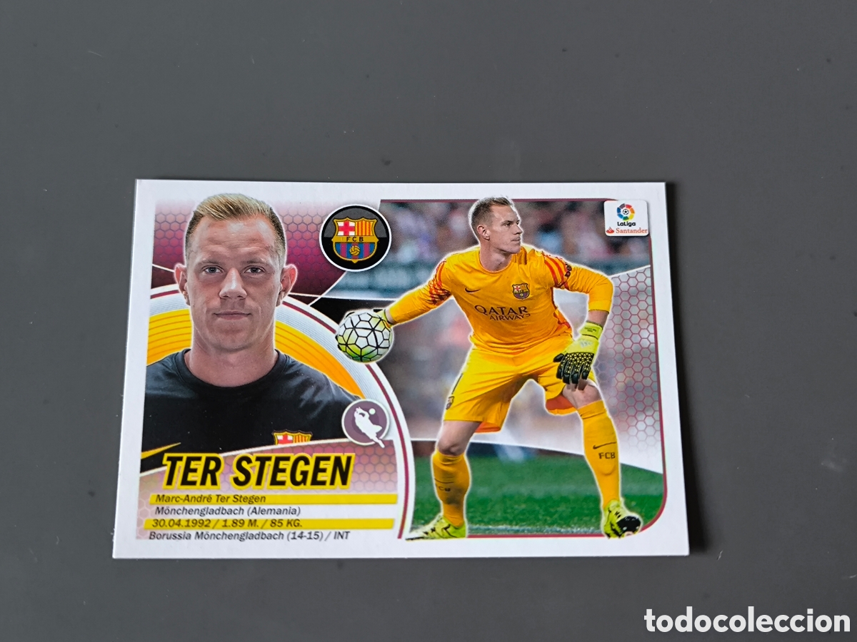 Cromos de f&uacute;tbol: TER STEGEN 2 FC Barcelona Liga Este 16 17