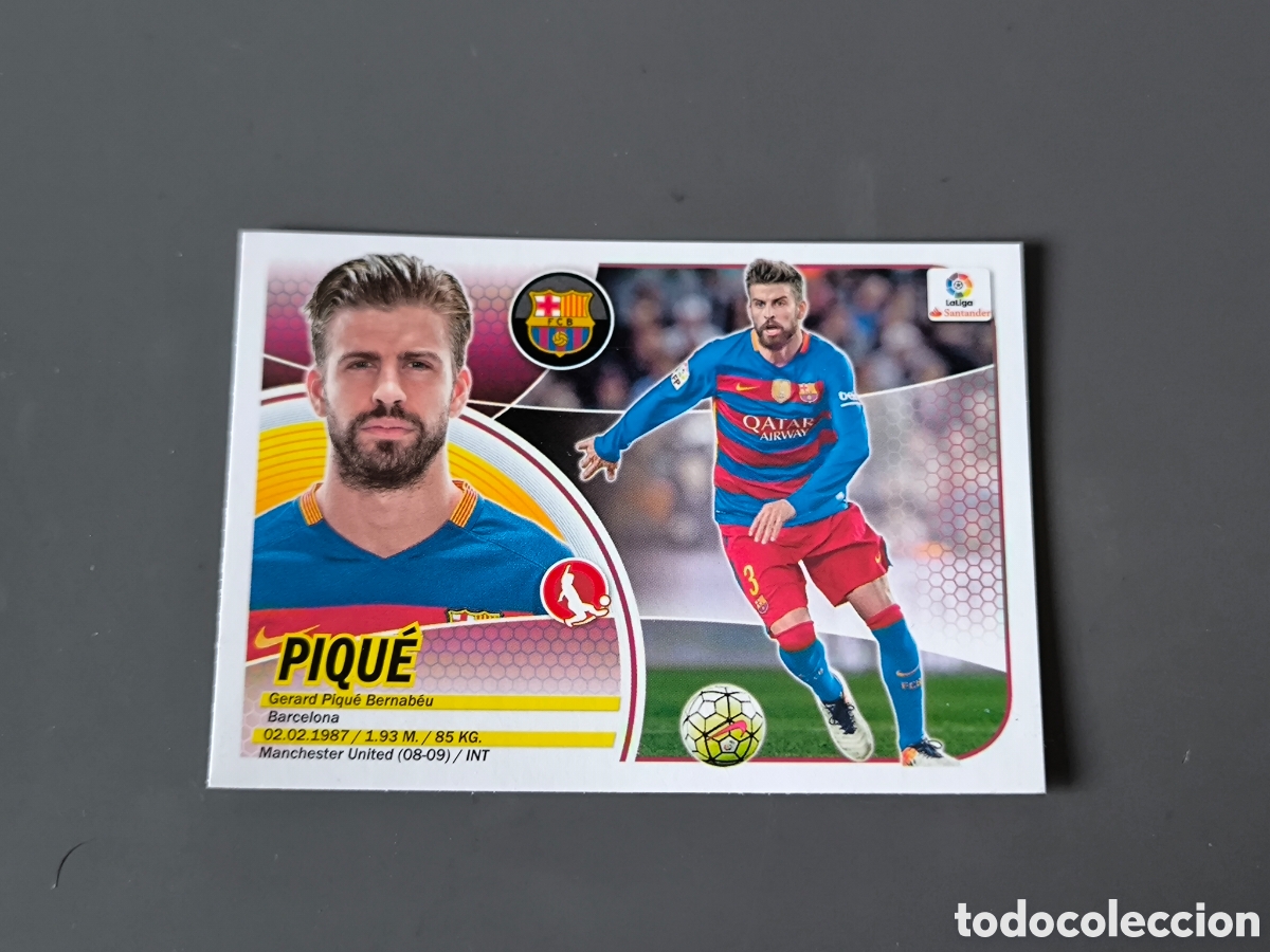 Cartes &agrave; collectionner de Football: PIQU&Eacute; 4 FC Barcelona Liga Este 16 17