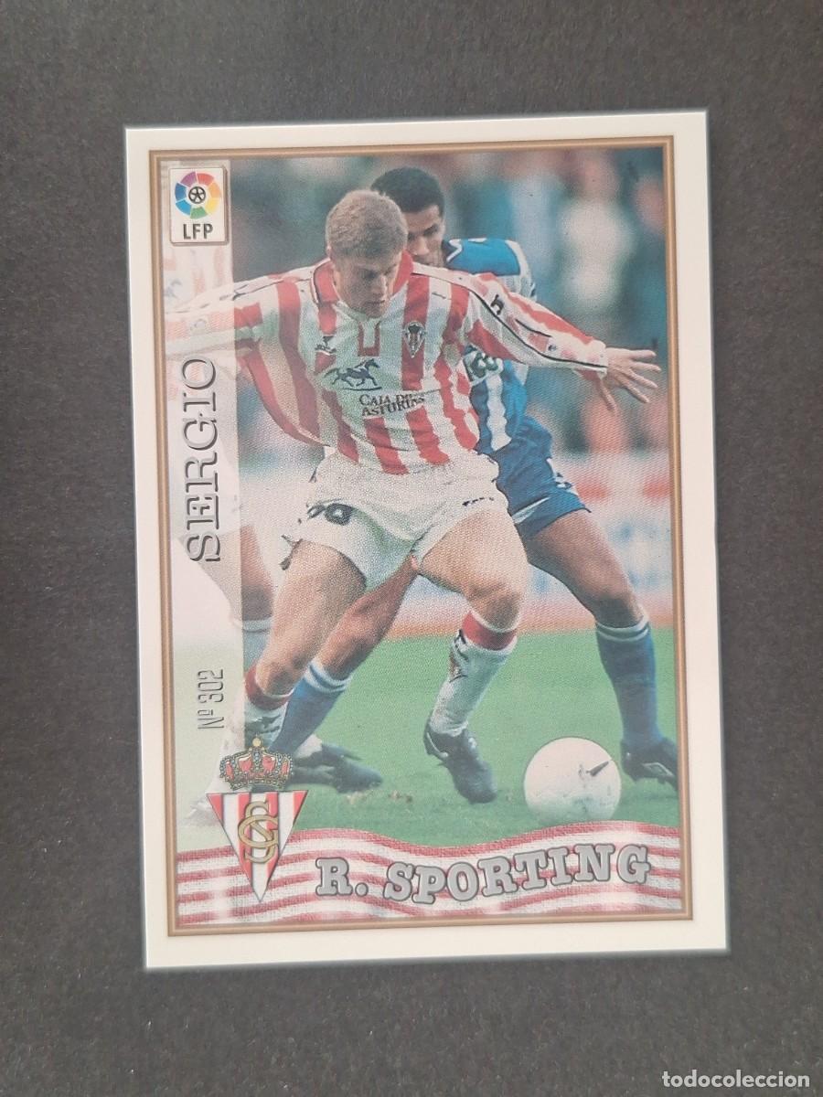 Cromos de f&uacute;tbol: L1 SERGIO SPORTING DE GIJON 302 MUNDICROMO LAS FICHAS DE LA LIGA 1997 1998 97 98