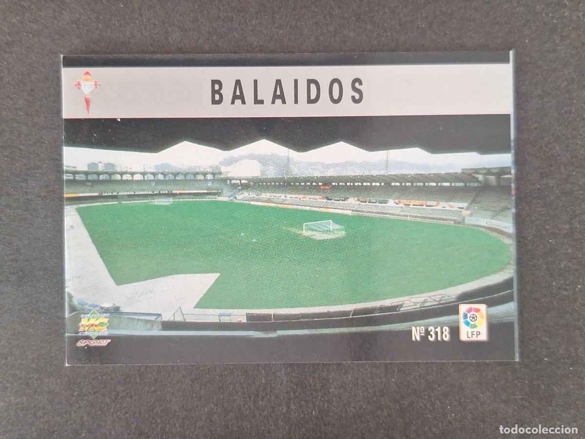 Cromos de f&uacute;tbol: L1 ESTADIO BALAIDOS CELTA DE VIGO 318 MUNDICROMO LAS FICHAS DE LA LIGA 1997 1998 97 98