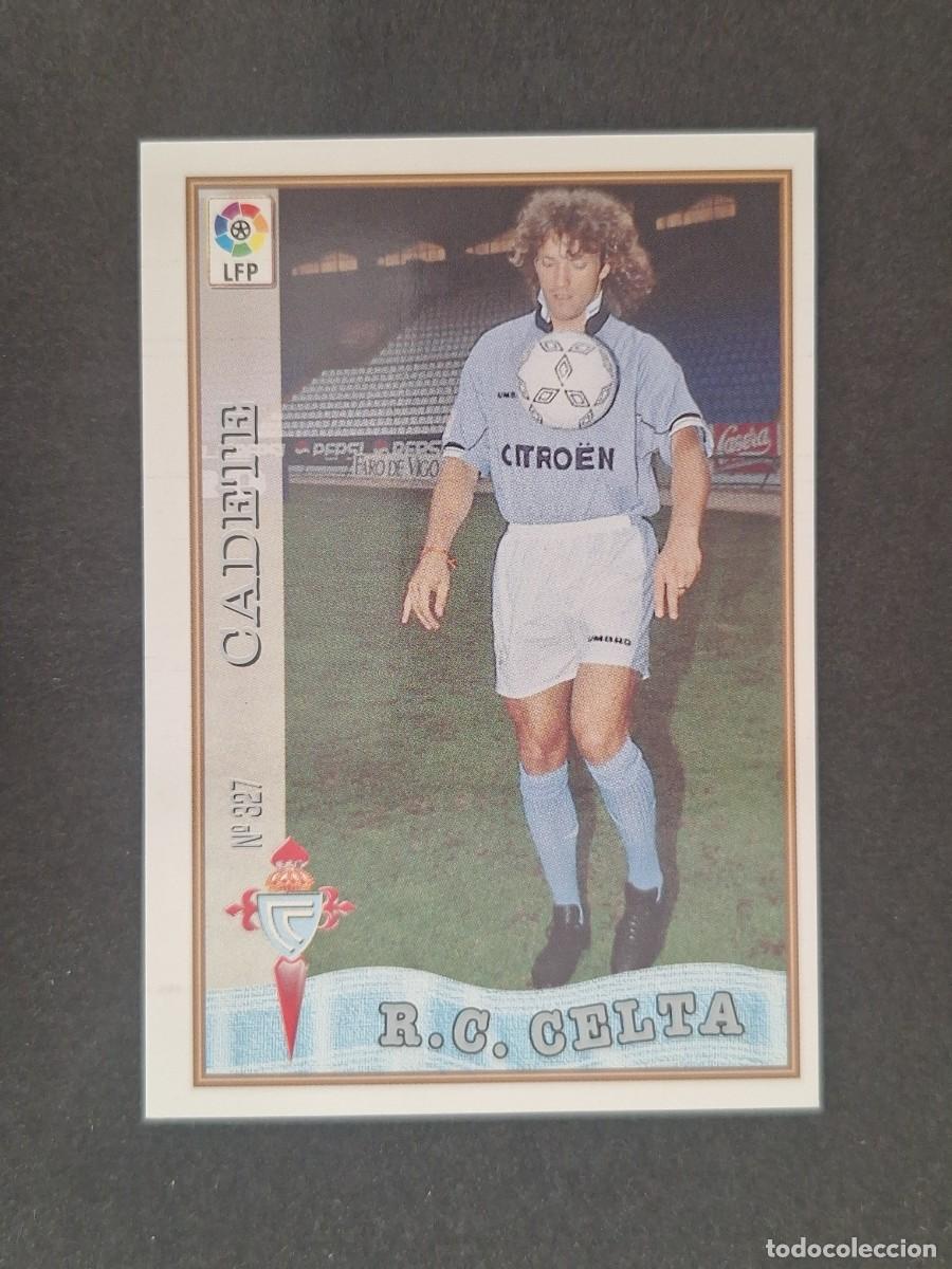 Cromos de f&uacute;tbol: L1 CADETE CELTA DE VIGO 327 MUNDICROMO LAS FICHAS DE LA LIGA 1997 1998 97 98