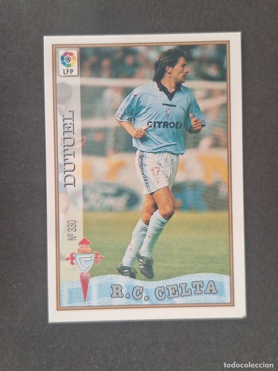 Cromos de f&uacute;tbol: L1 DUTUEL CELTA DE VIGO 330 MUNDICROMO LAS FICHAS DE LA LIGA 1997 1998 97 98