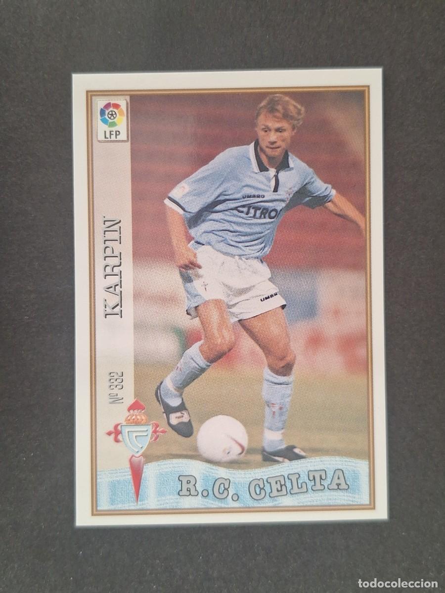 Cromos de f&uacute;tbol: L1 KARPIN CELTA DE VIGO 332 MUNDICROMO LAS FICHAS DE LA LIGA 1997 1998 97 98