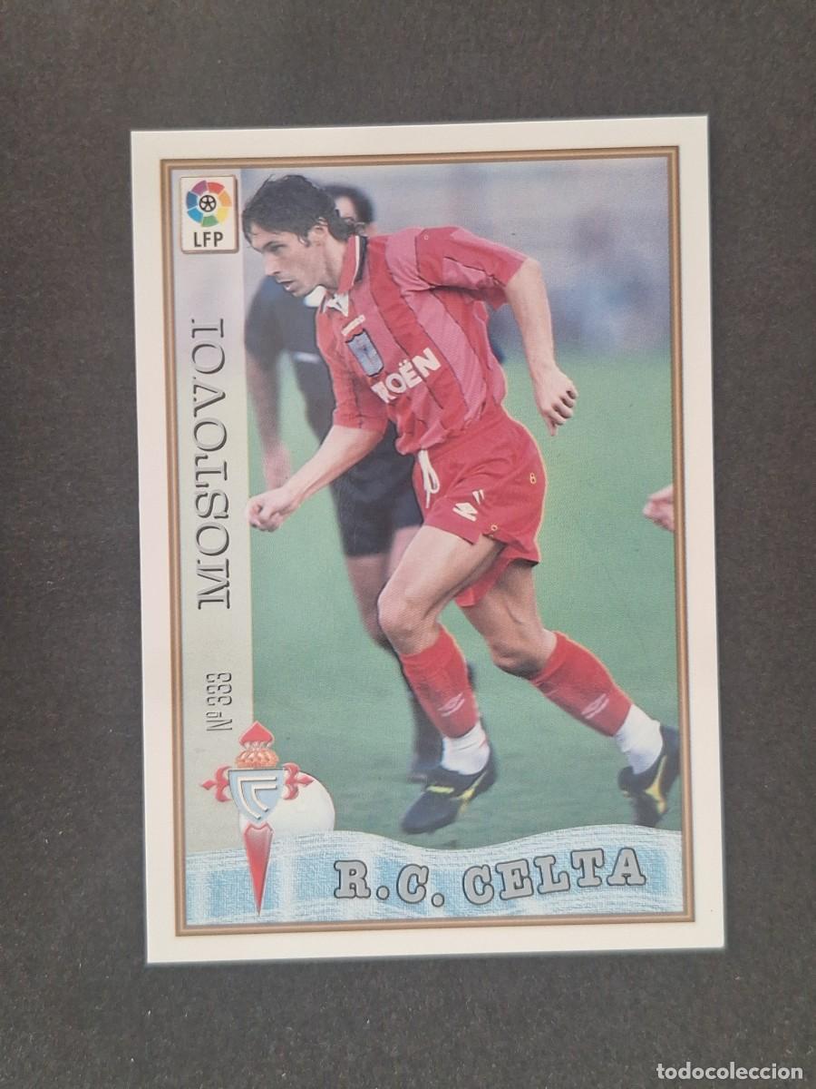 Cromos de f&uacute;tbol: L1 MOSTOVOI CELTA DE VIGO 333 MUNDICROMO LAS FICHAS DE LA LIGA 1997 1998 97 98