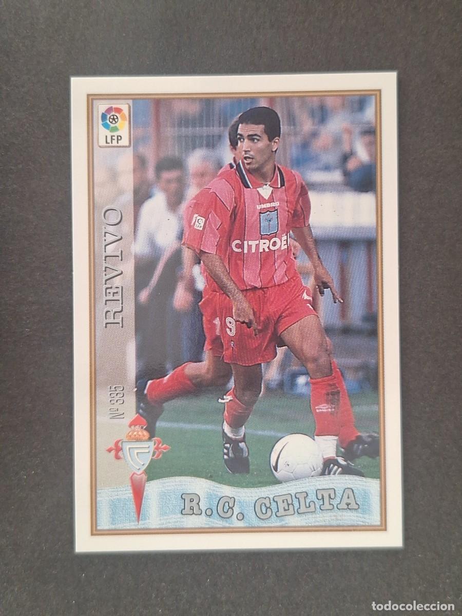 Cromos de f&uacute;tbol: L1 REVIVO CELTA DE VIGO 335 MUNDICROMO LAS FICHAS DE LA LIGA 1997 1998 97 98