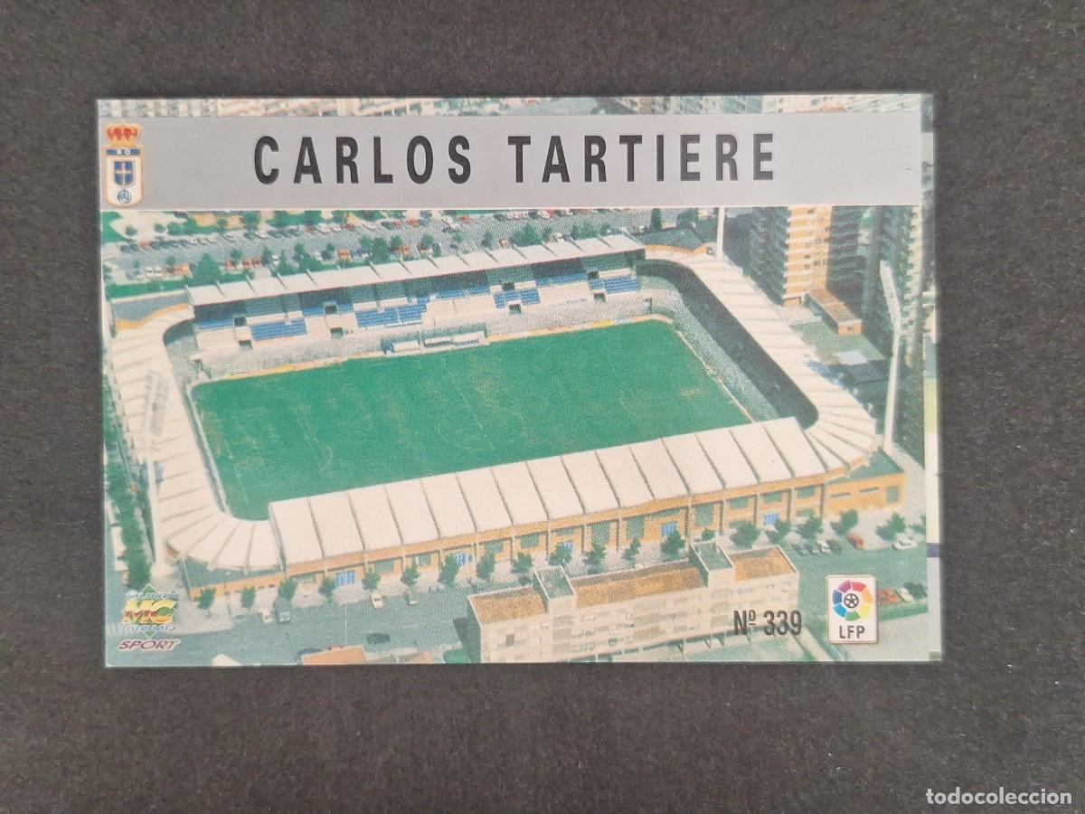 Cromos de f&uacute;tbol: L1 ESTADIO CARLOS TARTIERE REAL OVIEDO 339 MUNDICROMO LAS FICHAS DE LA LIGA 1997 1998 97 98