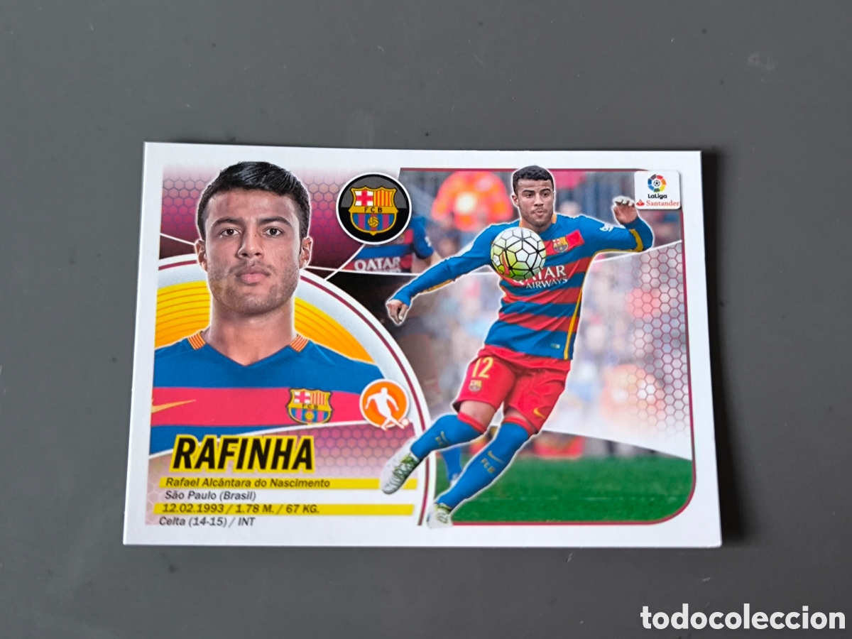 Cromos de f&uacute;tbol: RAFINHA 13 A FC Barcelona Liga Este 16 17