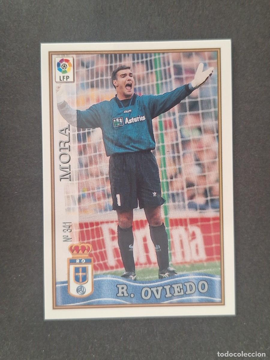 Cromos de f&uacute;tbol: L1 MORA REAL OVIEDO 341 MUNDICROMO LAS FICHAS DE LA LIGA 1997 1998 97 98