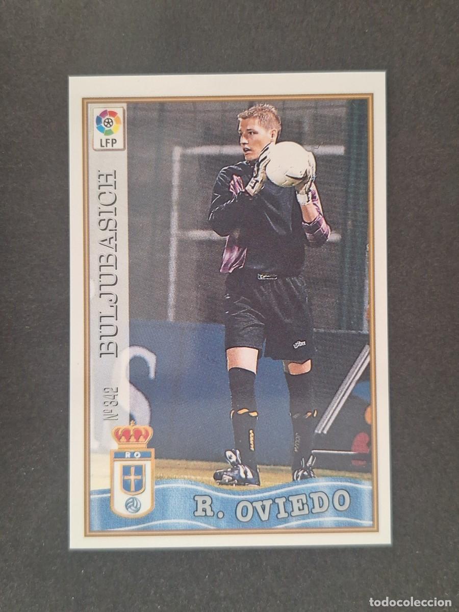 Figurine di Calcio: L1 BULJUBASICH REAL OVIEDO 342 MUNDICROMO LAS FICHAS DE LA LIGA 1997 1998 97 98