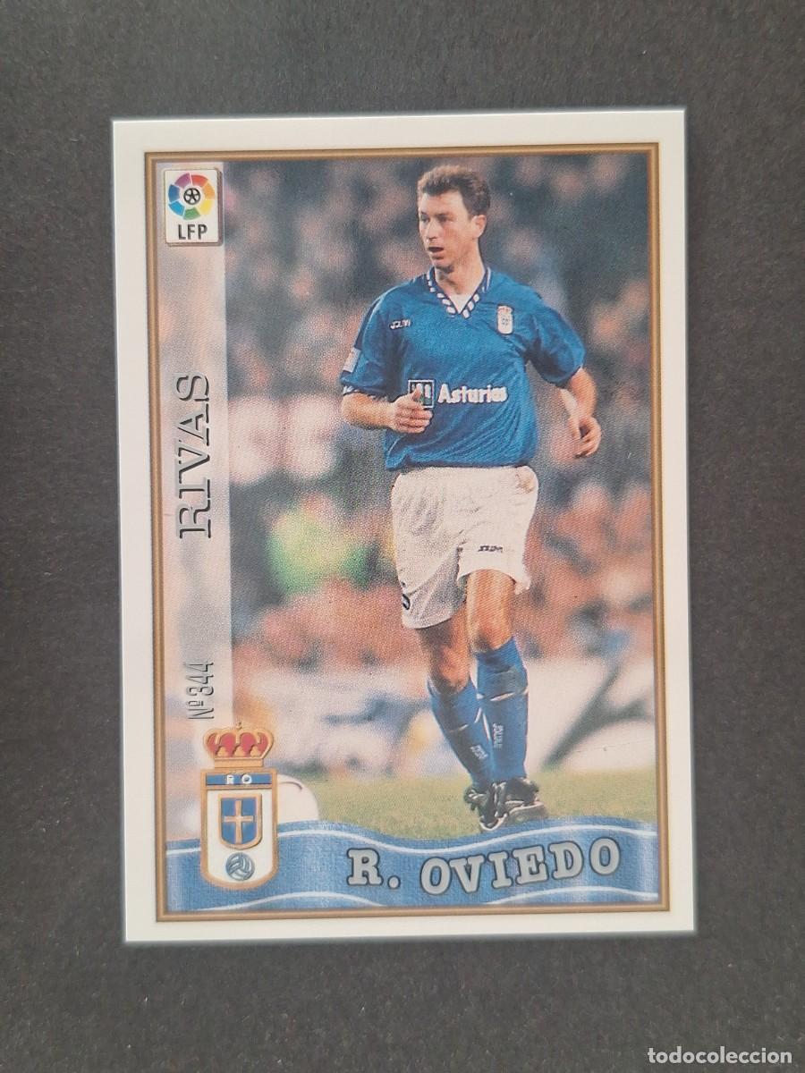 Figurine di Calcio: L1 RIVAS REAL OVIEDO 344 MUNDICROMO LAS FICHAS DE LA LIGA 1997 1998 97 98