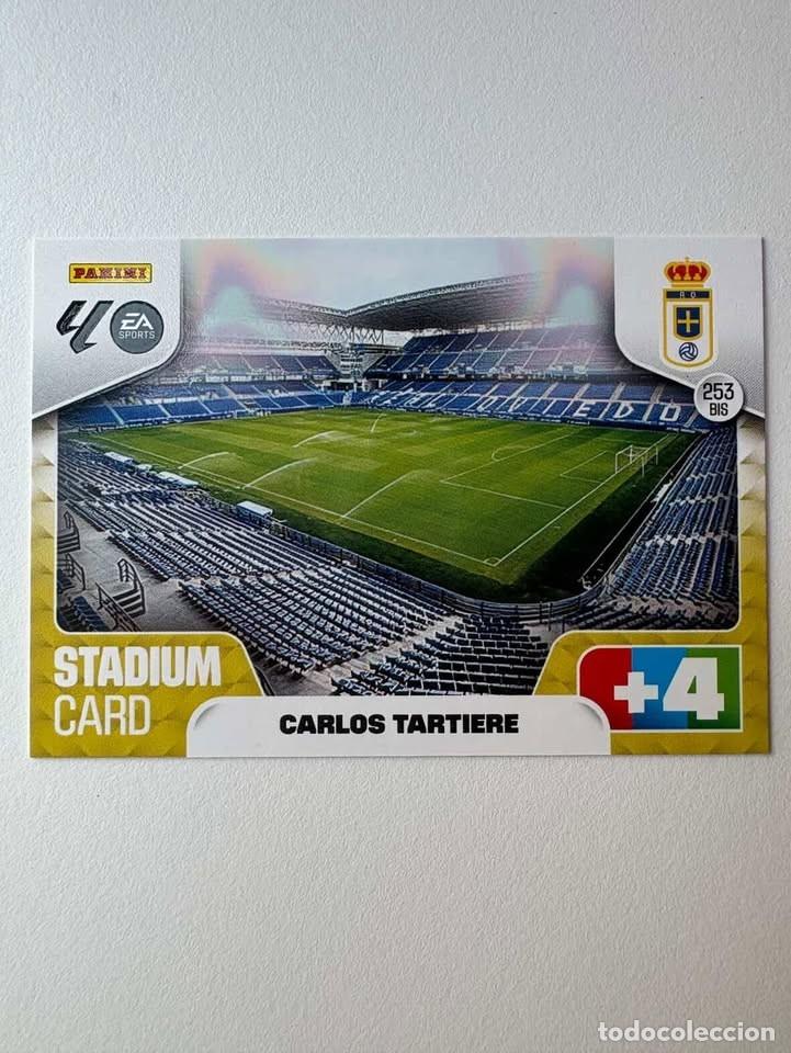 Figurine di Calcio: Carta Carlos Tartiere Stadium Card Oviedo 253bis Adrenalyn 2025-26
