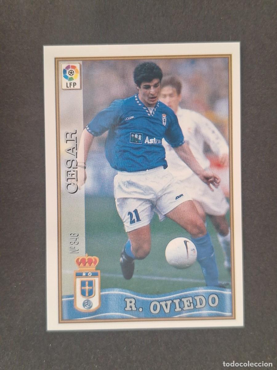Figurine di Calcio: L1 CESAR REAL OVIEDO 346 MUNDICROMO LAS FICHAS DE LA LIGA 1997 1998 97 98