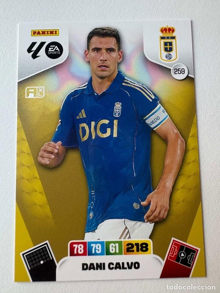 Figurine di Calcio: Carta Dani Calvo Oviedo 259 Adrenalyn 2025-26