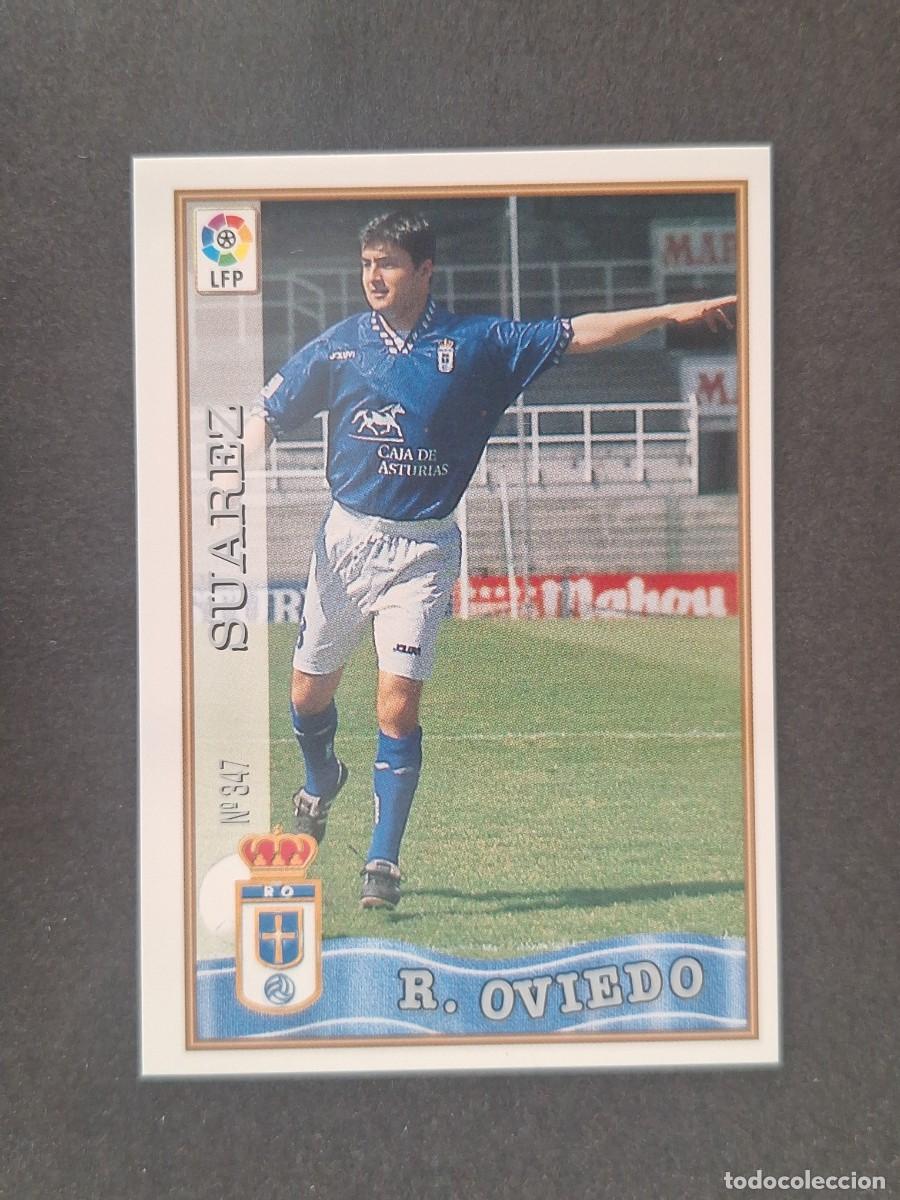 Figurine di Calcio: L1 SUAREZ REAL OVIEDO 347 MUNDICROMO LAS FICHAS DE LA LIGA 1997 1998 97 98